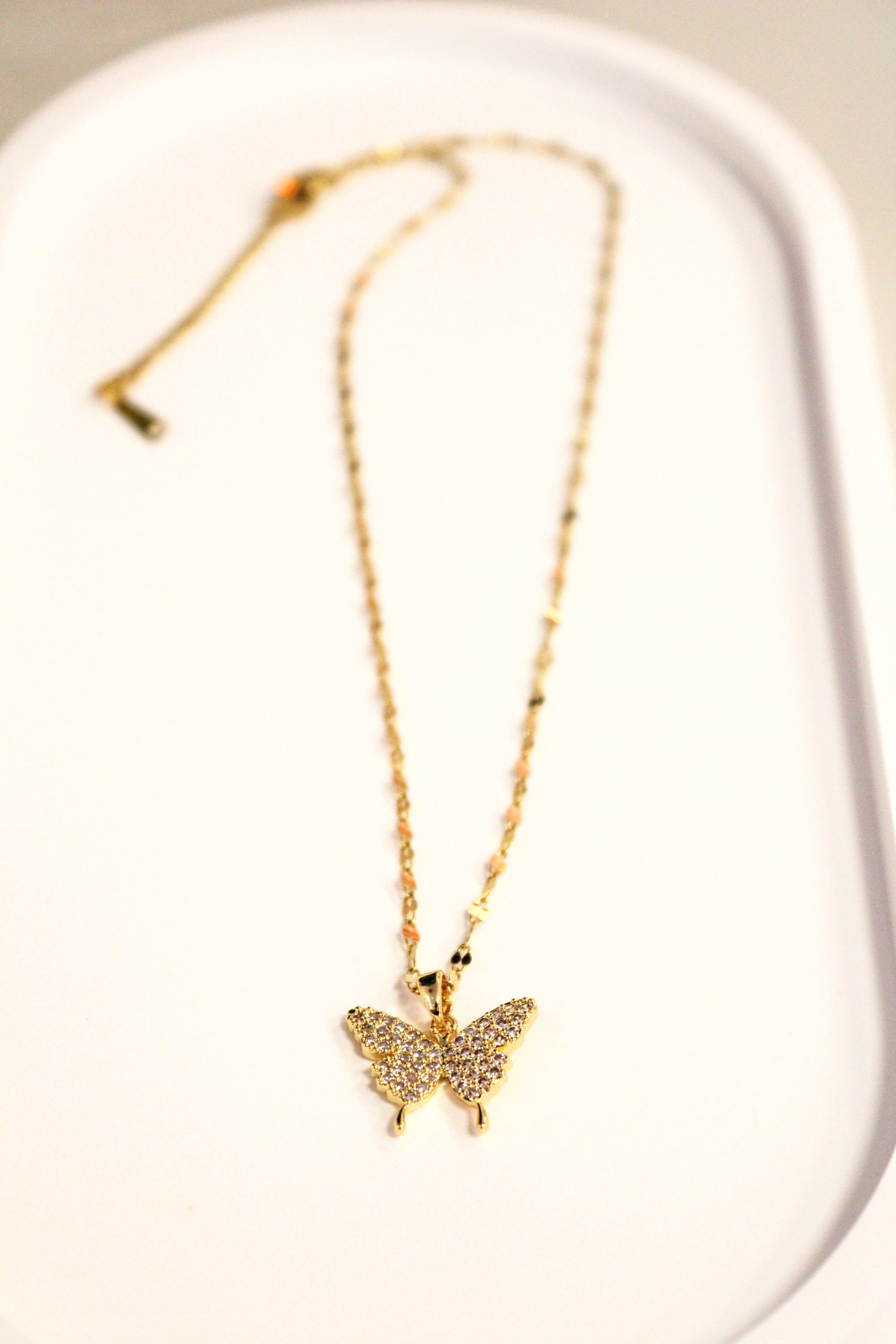 10. Butterfly Pendant Necklace