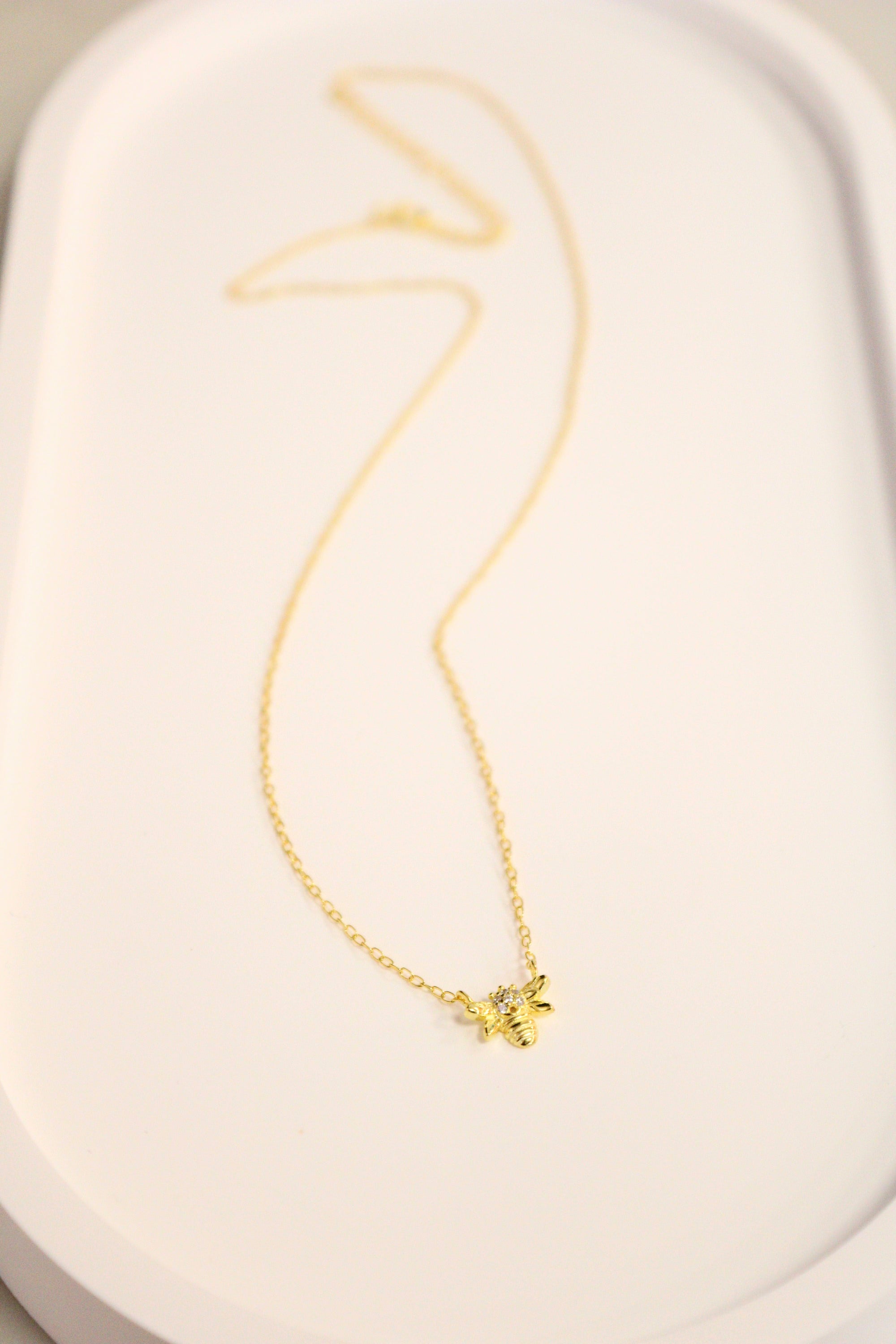 11. Bee Diamond Necklace