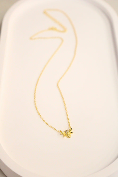 11. Bee Diamond Necklace