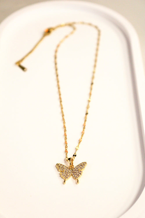 10. Butterfly Pendant Necklace