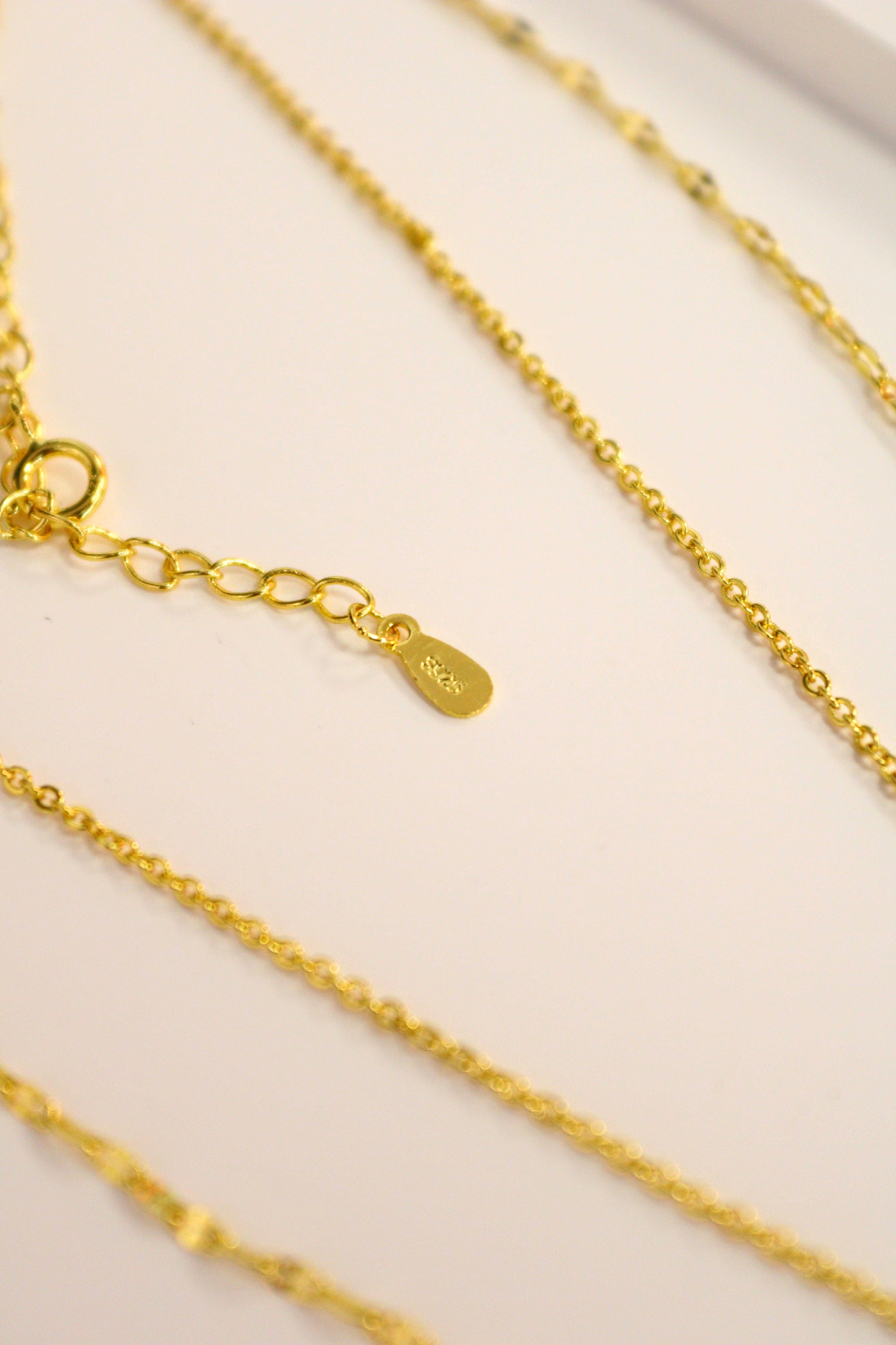 5. Diamond Butterfly Double Necklace
