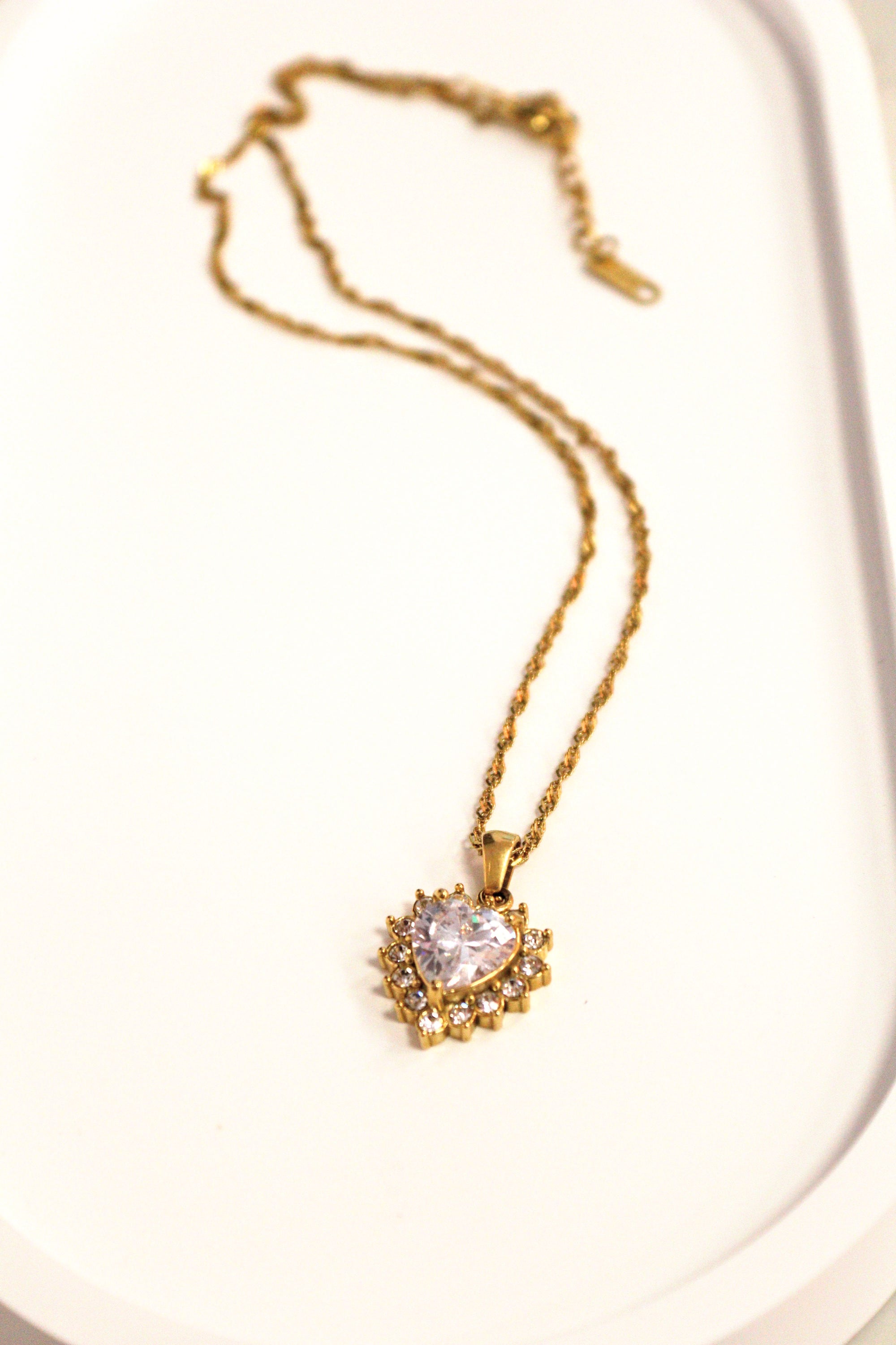 9. Diamond Heart Necklace
