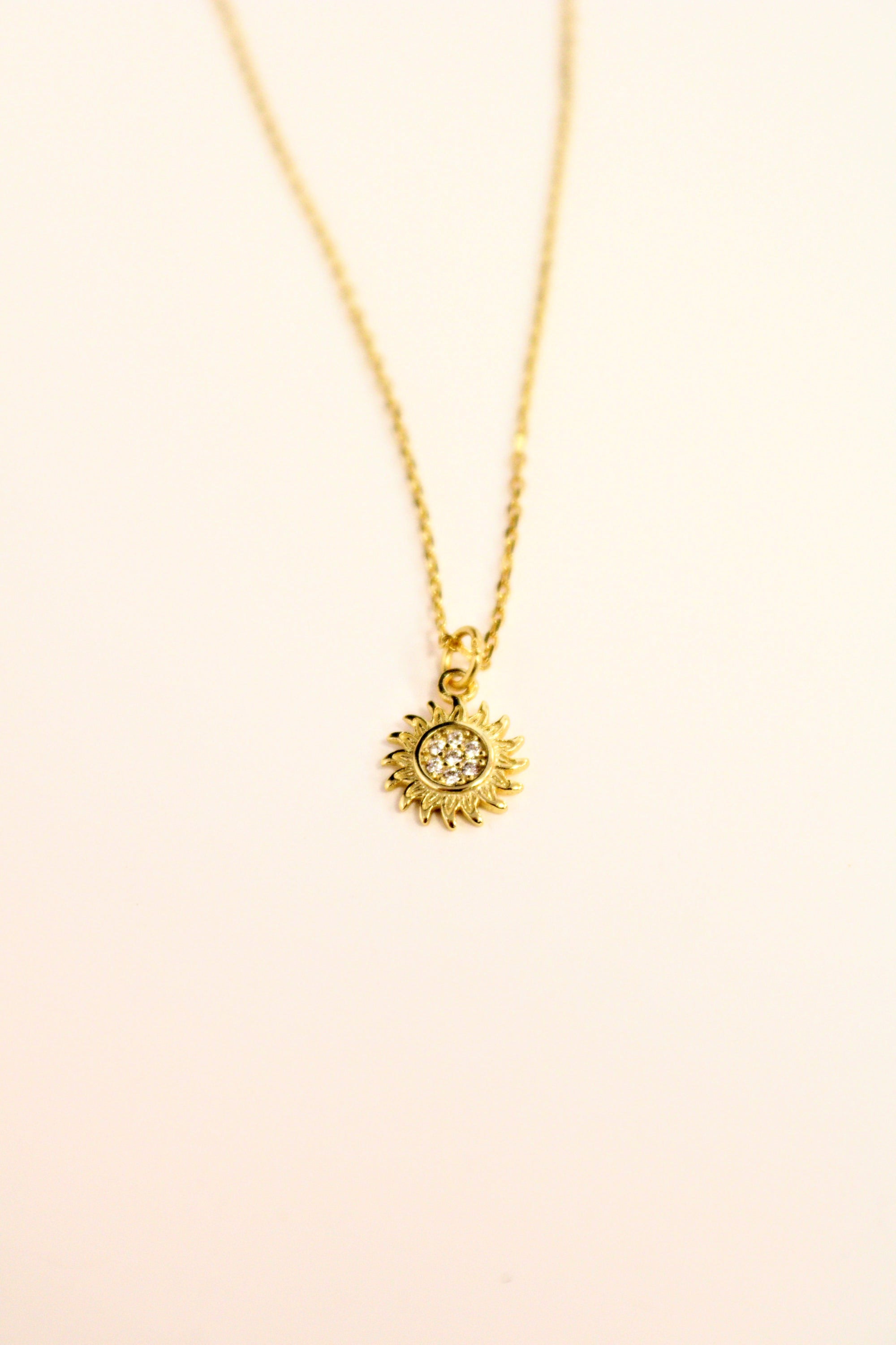 31. Sun Flower Round Coin Necklace