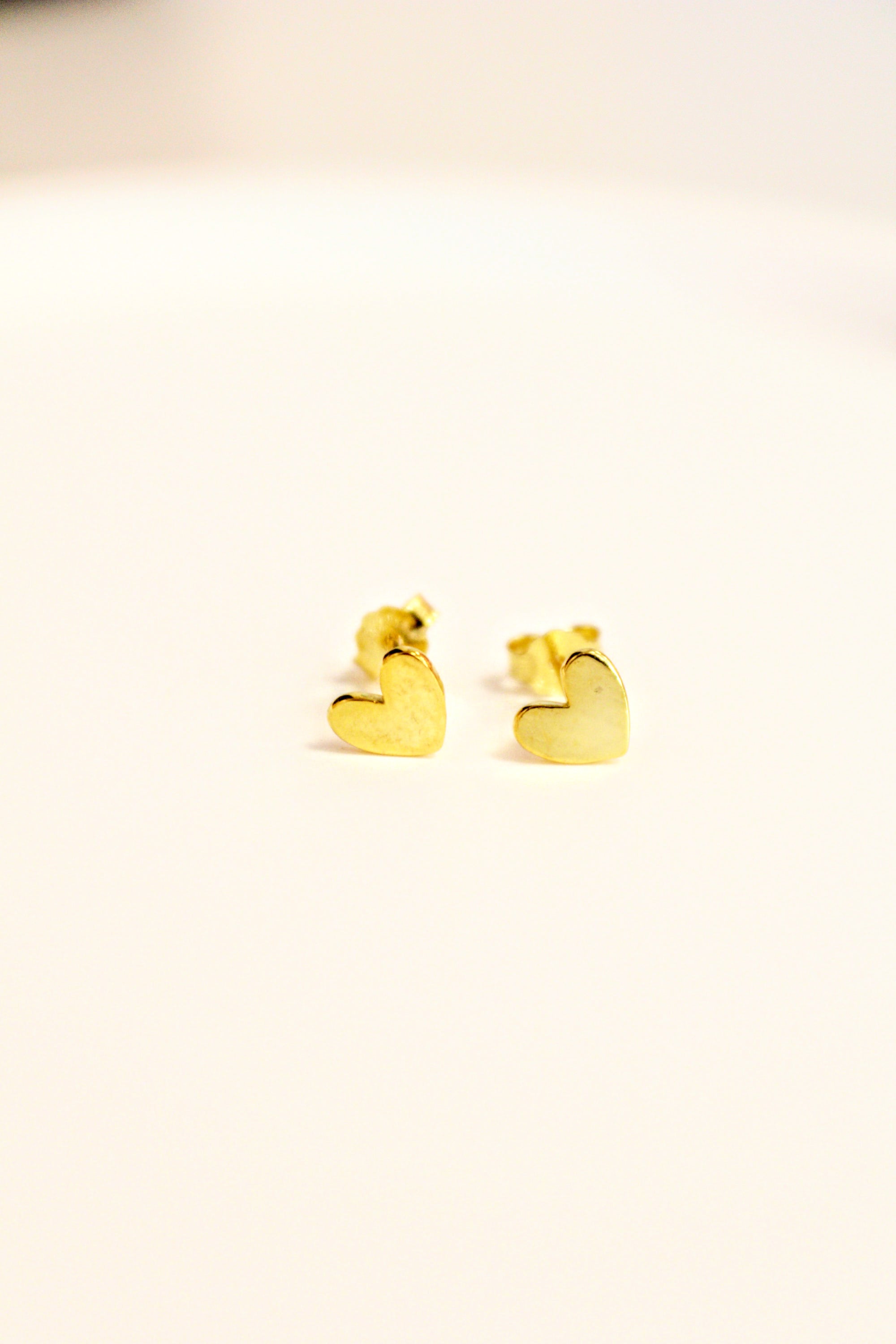 22. Mini Heart Glossy Stud Earrings