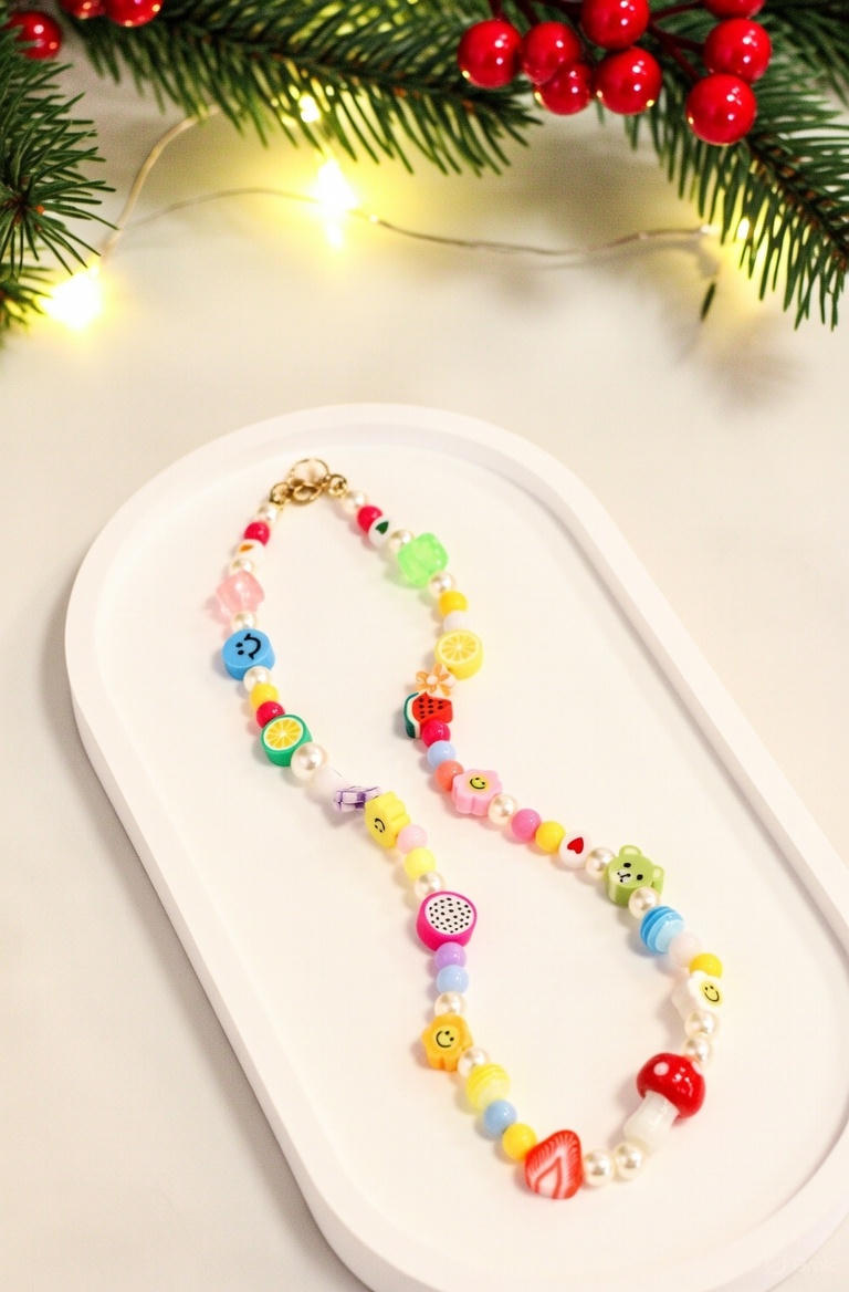 34. Handmade Bead Necklace