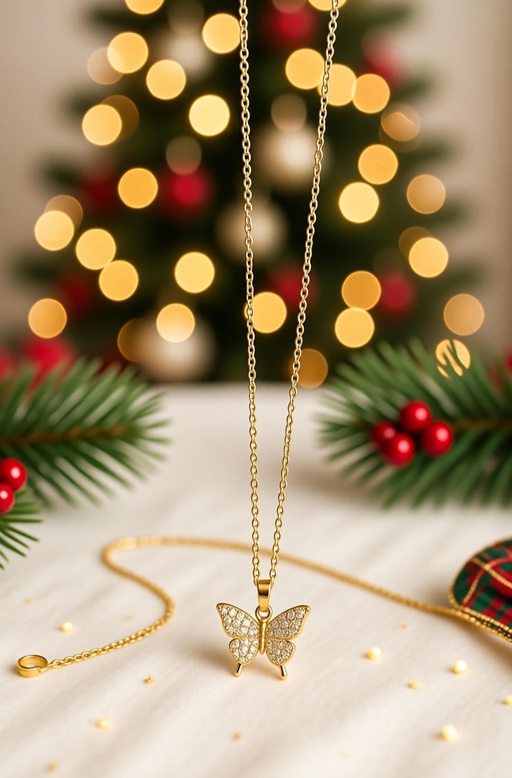 10. Butterfly Pendant Necklace