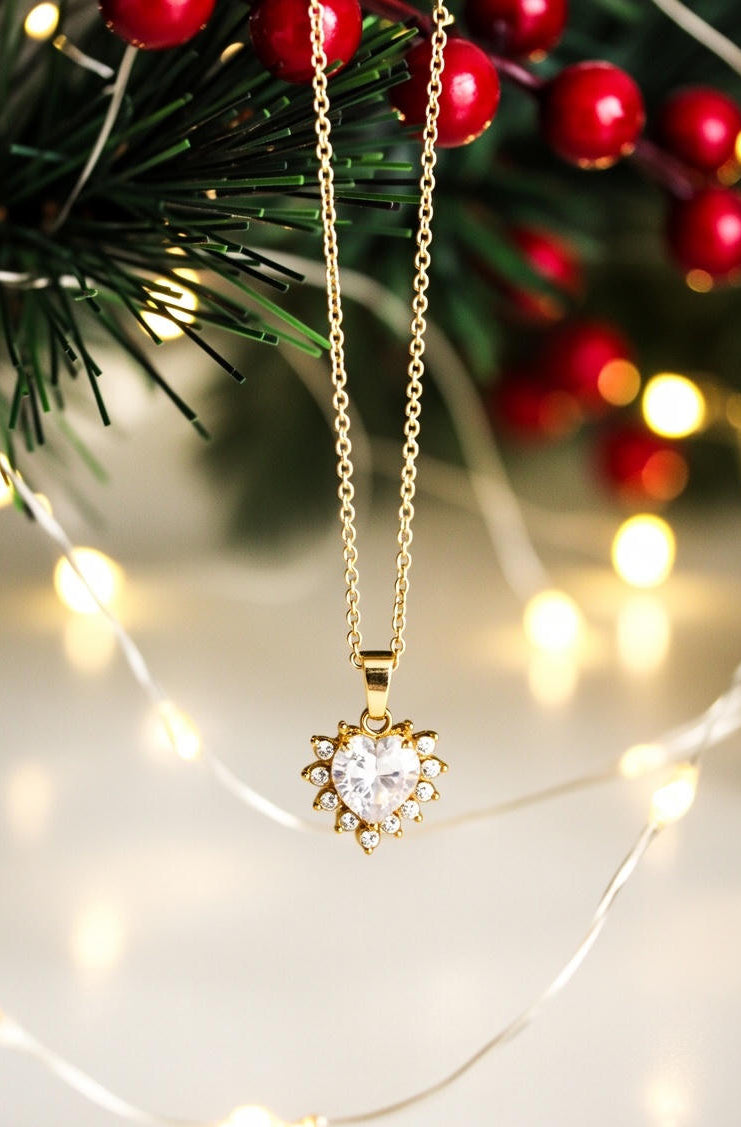 9. Diamond Heart Necklace