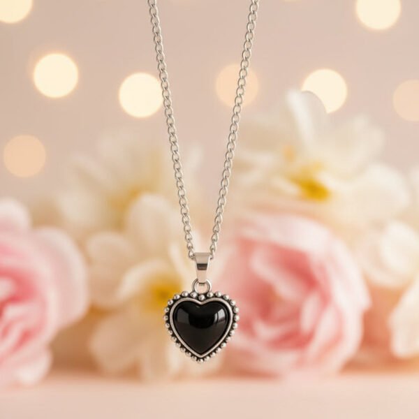 Black Agate "Sweet Love" Necklace